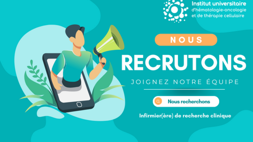 recrutement infirmière recherche clinique